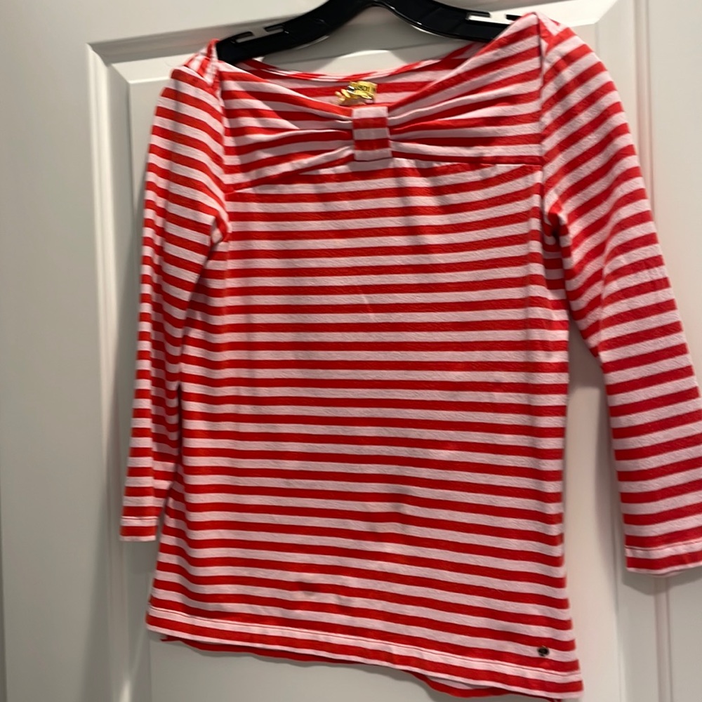 Kate Spade top. Size Medium. Orange/red and pink.